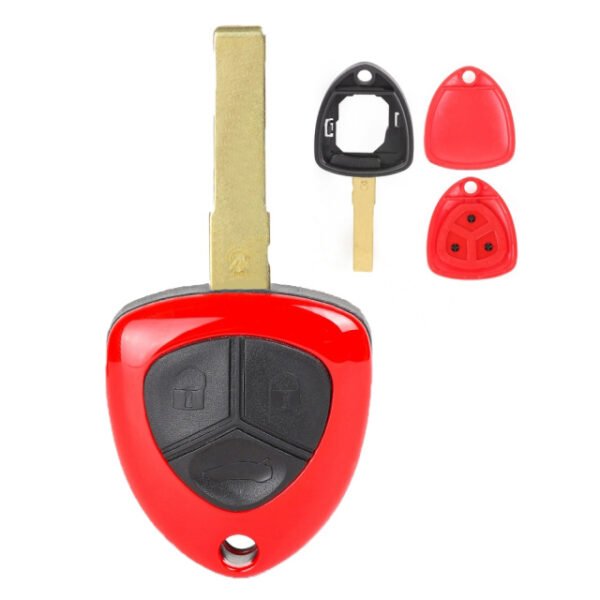 Remote Key Shell Case Fob 3 Buttons for 2007-14 Ferrari 458 Italia FF California With Logo - pack of 5