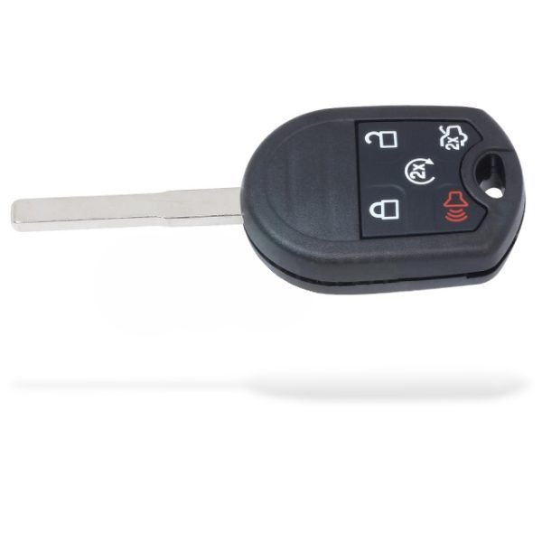 Remote Key Shell Fob 4 Button Replacement for Ford C-Max Escape Focus Fiesta Transit OUC6000022 HU101- pack of 2 - Image 2