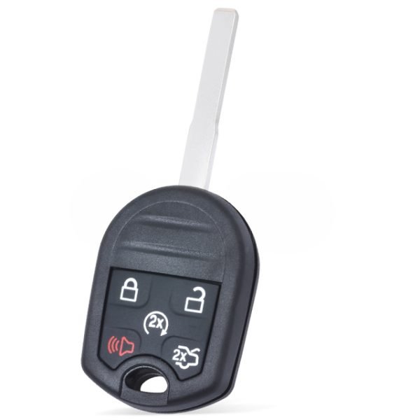 Remote Key Shell Fob 4 Button Replacement for Ford C-Max Escape Focus Fiesta Transit OUC6000022 HU101- pack of 2 - Image 4