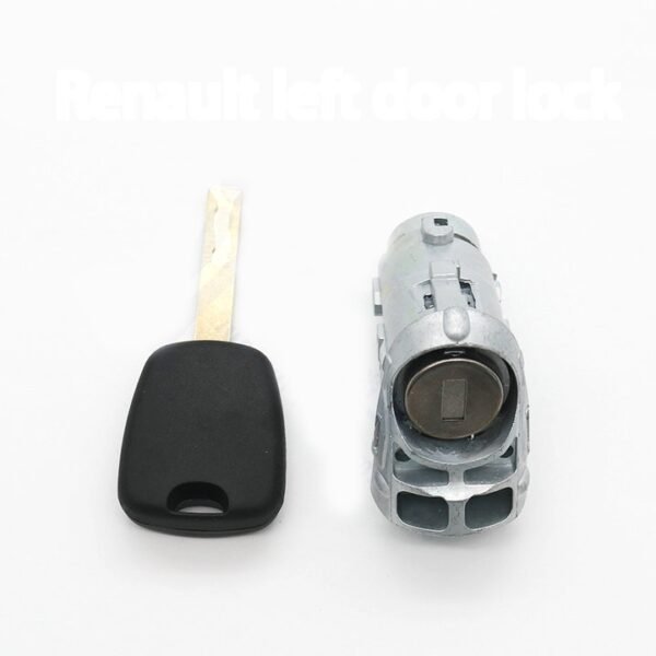 Renault left door lock Renault central control driver's door lock inner milling groove key lock cylinder with deputy key