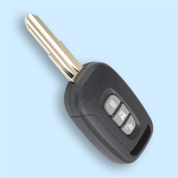Replacement 3 Button Remote Key Blank Shell Case for Chevrolet Captiva - Pack of 5