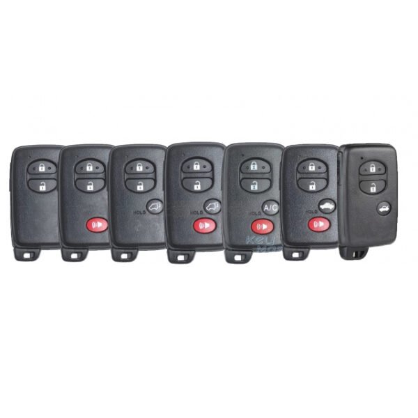 Replacement Smart Remote Card Car Key Shell Fob for Toyota Prius V 2012-2015 Model F- pack of 5