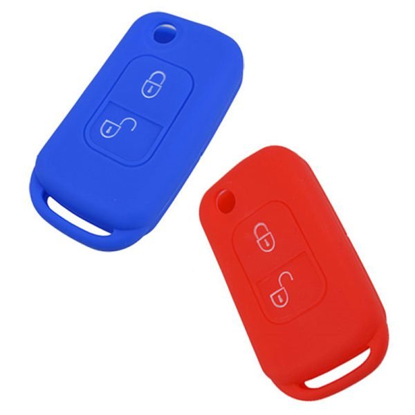 Silicone Cover for 2 Buttons Mercedes-Benz S-class M-class Car Keys - 5 Pieces - Image 2