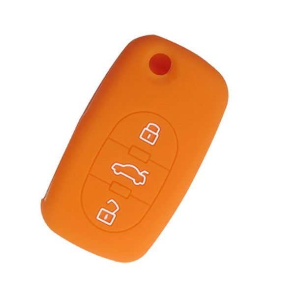 Silicone Cover for 3 Buttons Audi A4 A6 Car Keys - 5 Pieces - Image 4