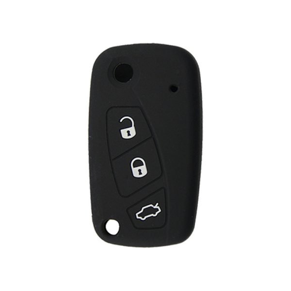 Silicone Cover for 3 Buttons Fiat Car Keys - 5 Pieces - Image 3