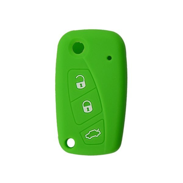 Silicone Cover for 3 Buttons Fiat Car Keys - 5 Pieces - Image 4