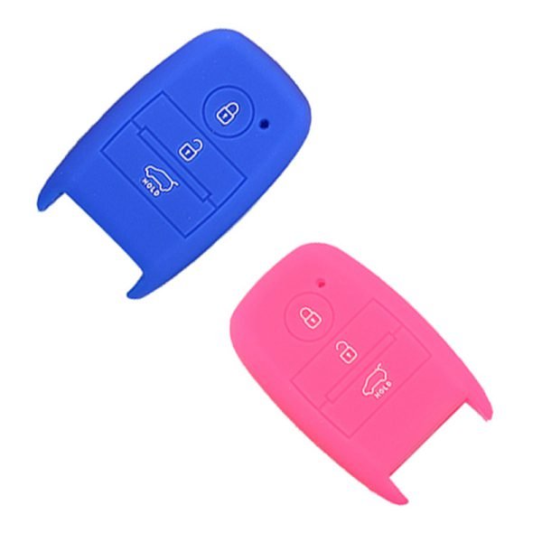Silicone Cover for 3 Buttons Hyundai Car Keys - 5 Pieces - Image 2
