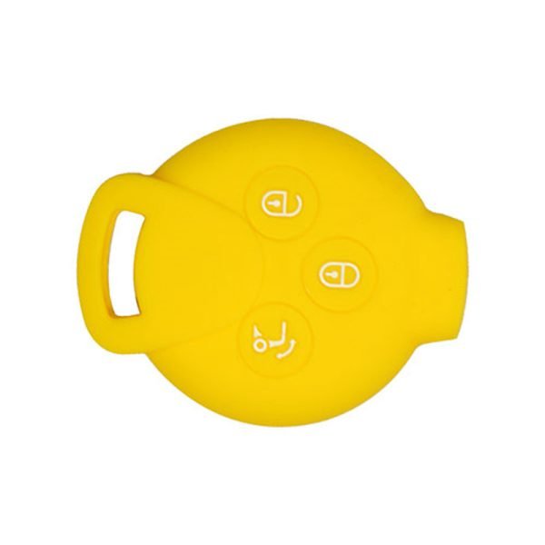 Silicone Cover for 3 Buttons Mercedes-Benz Smart Car Keys - 5 Pieces - Image 4