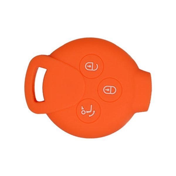 Silicone Cover for 3 Buttons Mercedes-Benz Smart Car Keys - 5 Pieces - Image 5