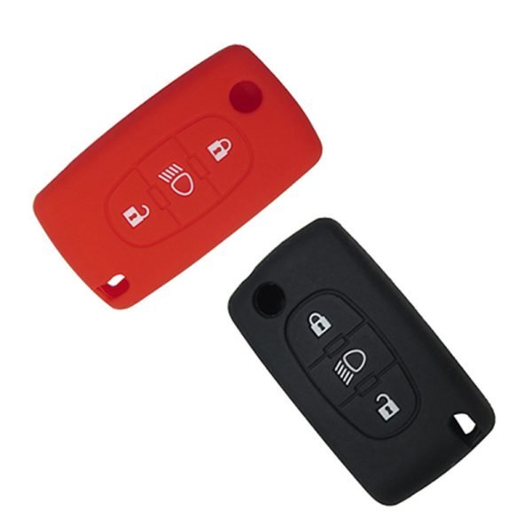 Silicone Cover for 3 Buttons Peugeot 508 308 Car Keys - 5 Pieces - Image 2