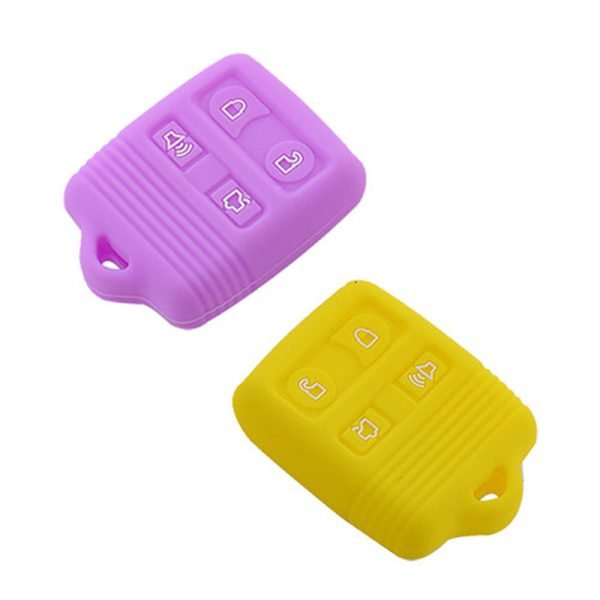 Silicone Cover for 4 Buttons Ford Car Keys - 5 Pieces - Image 2
