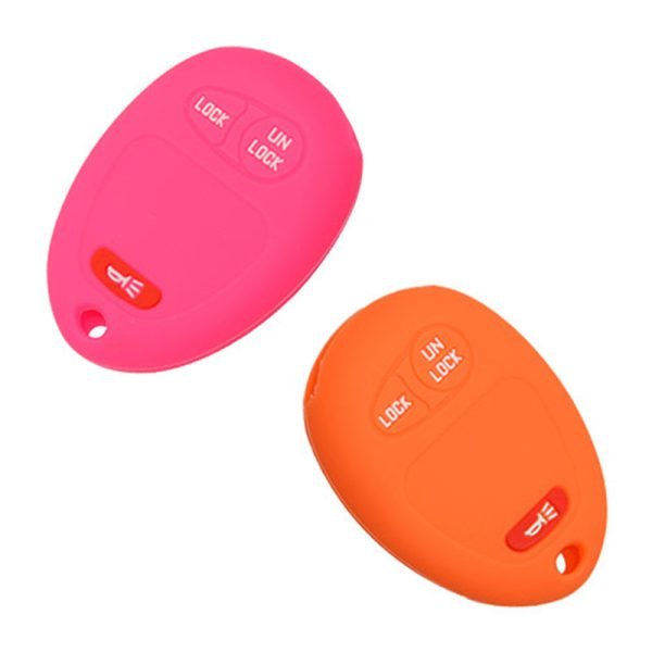 Silicone Cover for Chevrolet Car Keys - 5 Pieces - Image 2