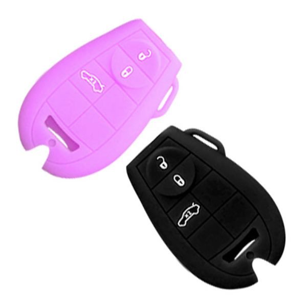 Silicone Key Cover for Jeep Chrysler Dodge JCUV RAM - 5 Pieces - Image 2
