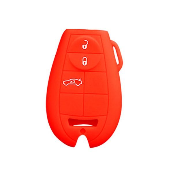 Silicone Key Cover for Jeep Chrysler Dodge JCUV RAM - 5 Pieces - Image 3