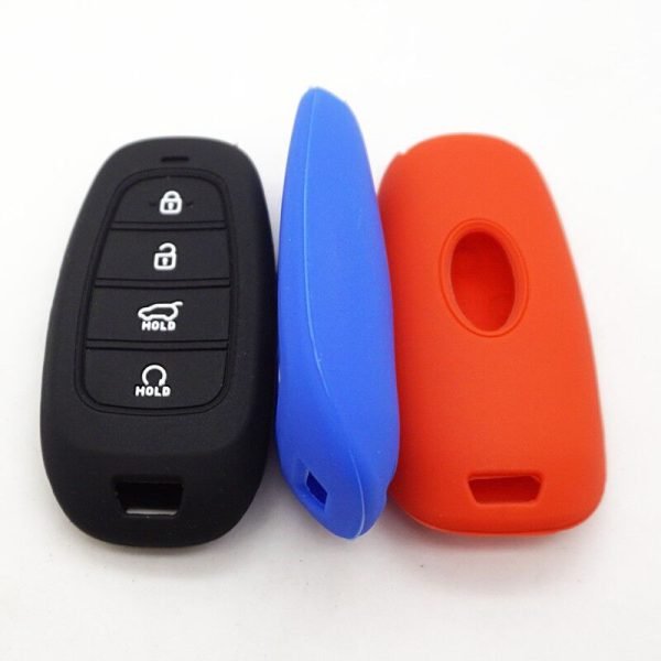 Silicone Protective Cover Case For Hyundai Tuson Remote Key - Pack of 5 - Image 2