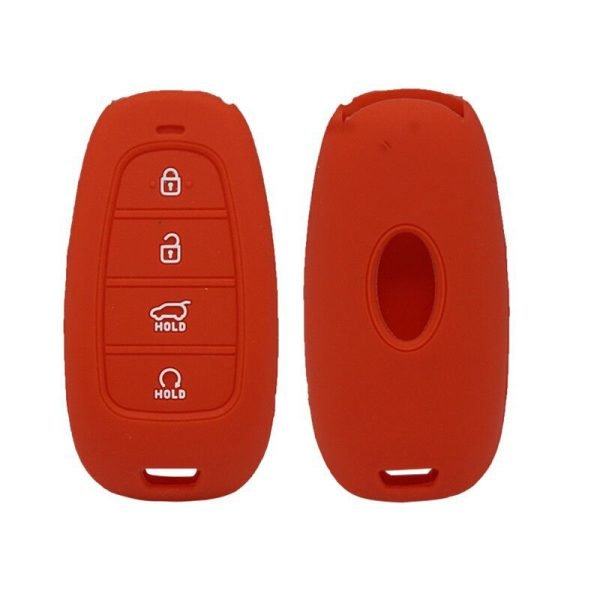 Silicone Protective Cover Case For Hyundai Tuson Remote Key - Pack of 5 - Image 3