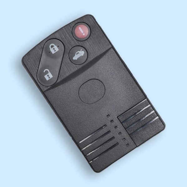 Smart Card Shell 4 Button With Smart Key Blade for Mazda - pack of 5