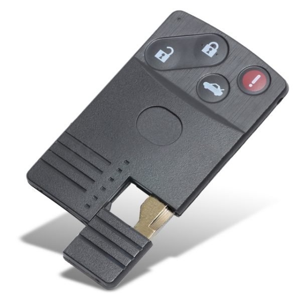Smart Card Shell 4 Button With Smart Key Blade for Mazda - pack of 5 - Image 3