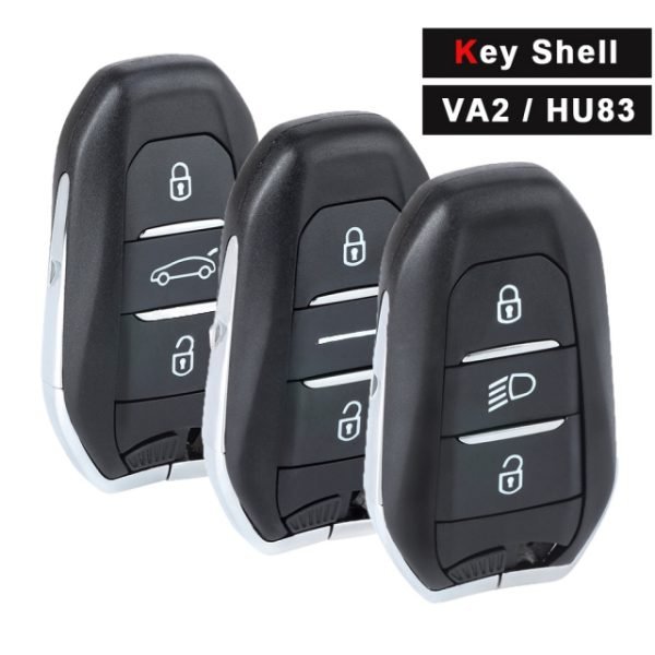 Smart Remote Car Key Shell 3 Buttons Fob for Peugeot 5008 508 2020 2021 VA2 Blade - pack of 5 - Image 3