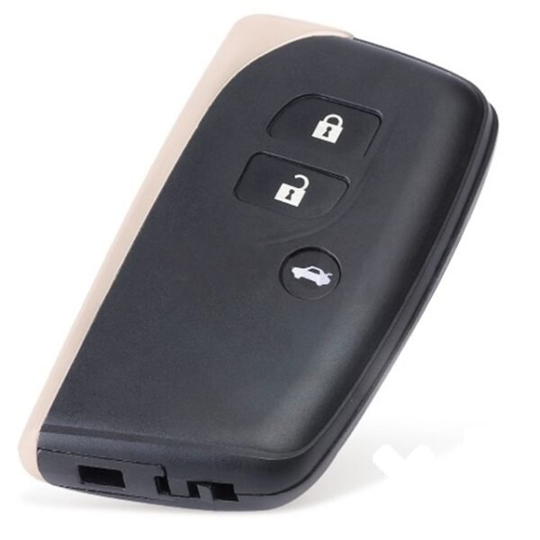 Smart Remote Key Case Shell Fob 3 Button for 2013 - 2016 2017 Lexus LS460 LS600H- pack of 5