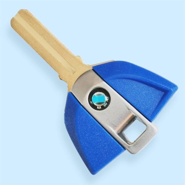 Transponder Key Shell for BMW Motorbike Blue Color - Pack of 5