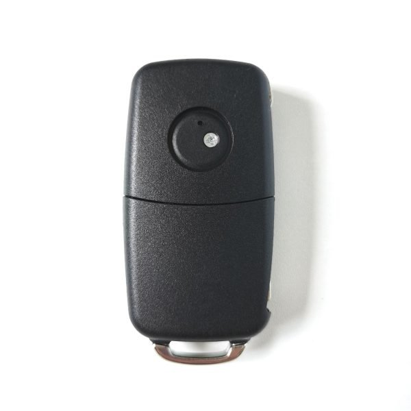 Uncut 4+1 Buttons With Panic Button Folding Flip Remote Key Shell for Volkswagen - Pack of 5 - Image 2