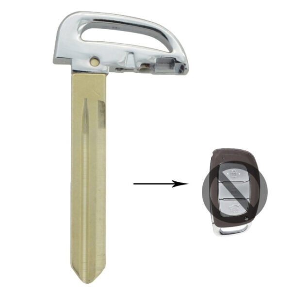 Uncut Smart Remote Key Blade Insert Blank for Hyundai Left - pack of 5
