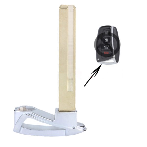 Uncut Smart Remote Key Blade Insert Blank for Hyundai Santa Fe ix45 Right - pack of 5
