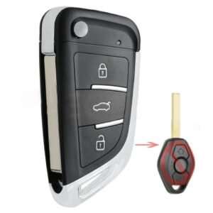 Upgrade-Flip-Remote-Key-Fob-433MHz-ID44-for-BMW-EWS-1998-2009-HU92-LX8-FZV-1