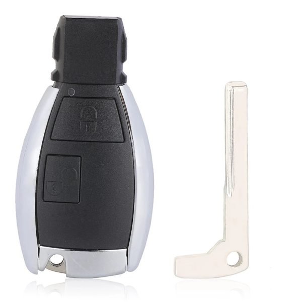 Upgraded Remote Smart 2 Button Fob Key Shell For MB Mercedes Benz CLS C E S W124 W202 - Pack of 5 - Image 5