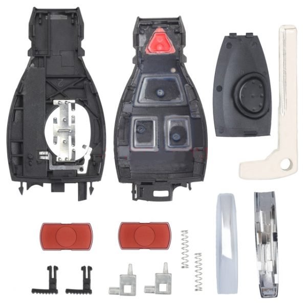 Upgraded Remote Smart 2+1 Button Fob Key Shell For MB Mercedes Benz CLS C E S W124 W202 - Pack of 5 - Image 5