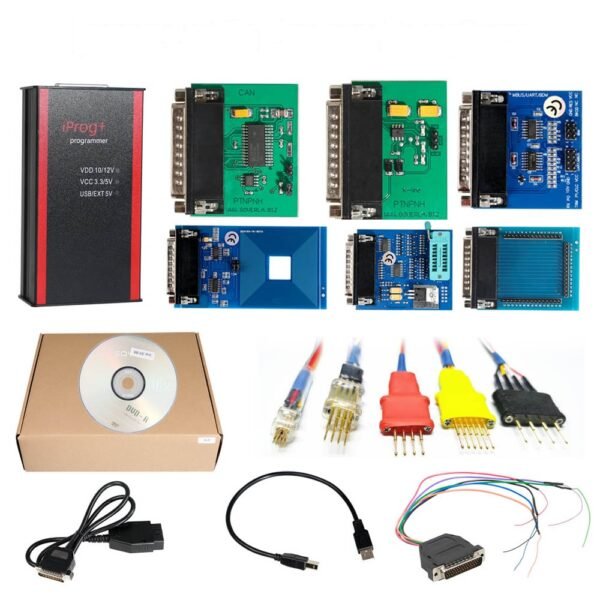 V87 Iprog+ Pro Programmer with Probes Adapters for in-circuit ECU
