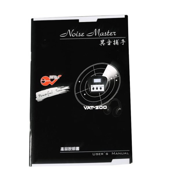 VAT-200 Automobile Mechanical Failure Abnormal Sound Electronic Stethoscope Four-channel Engine Stethoscope Detector - Image 12