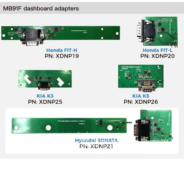 Xhorse Solder-Free Adapters and Cables Full Set XDNPP0CH 16pcs Work with MINI PROG and KEY TOOL PLUS - Image 3