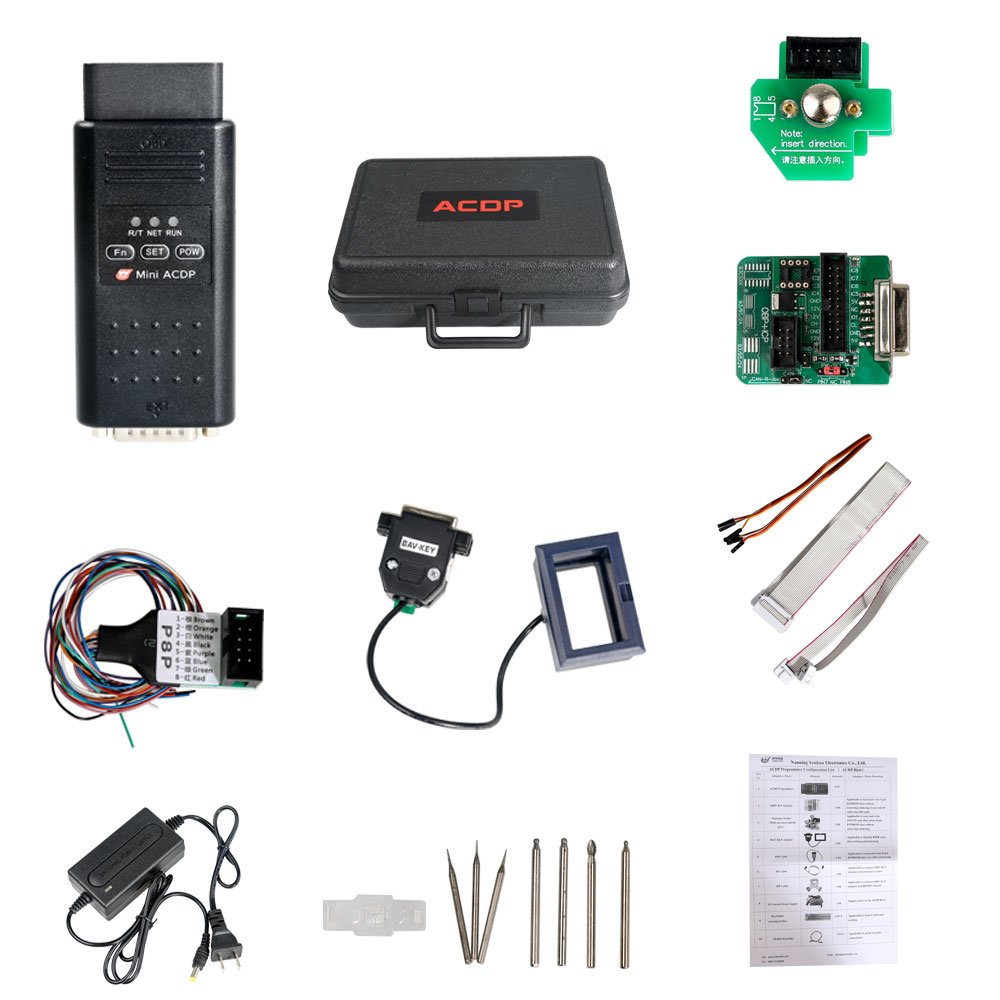 Yanhua Mini ACDP Master Module 10 - Porsche BCM Key Programming Support Add Key & All Key Lost from 2010-2018