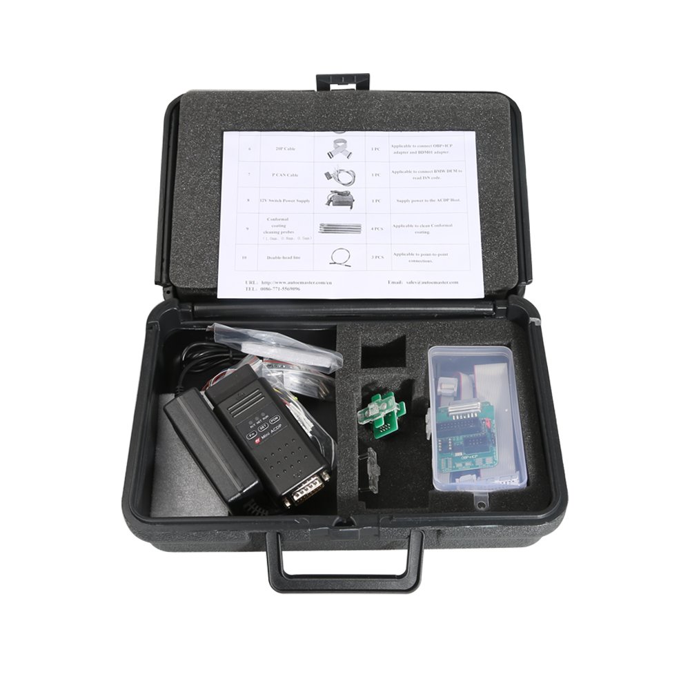 Yanhua Mini ACDP Master Module 10 - Porsche BCM Key Programming Support Add Key & All Key Lost from 2010-2018 - Image 7