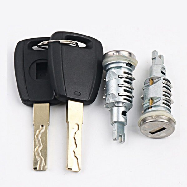 2 Car Locks +2 Car Keys for Fia
