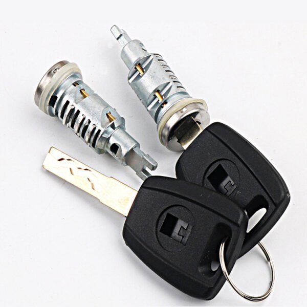 2 Car Locks +2 Car Keys for Fia - Image 4