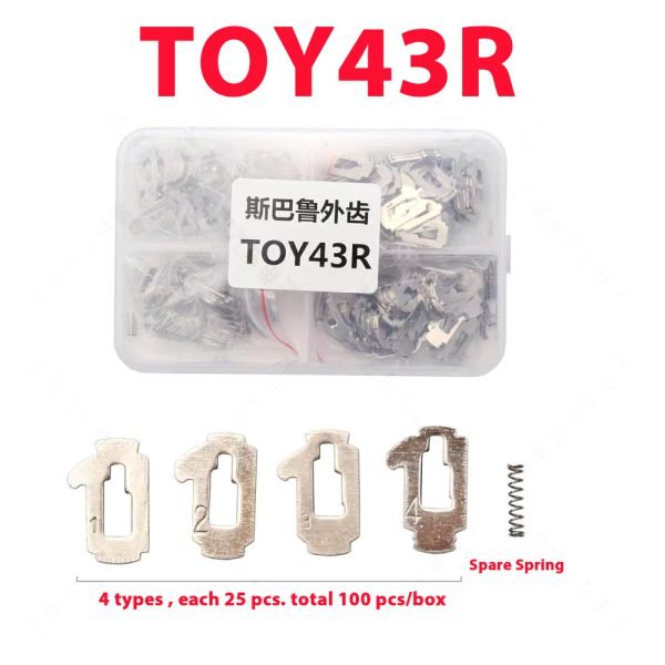 for Toyota Subaru TOY43R Wafer Reverse Car Lock Set - Pack of 200 - Image 2
