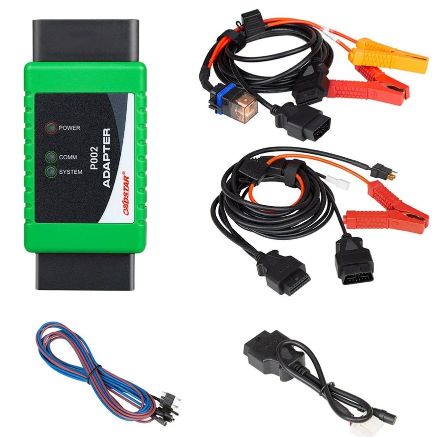 OBDSTAR P002 Adapter Full Package with TOYOTA 8A Cable + Ford All Key Lost Cable Work with X300 DP Plus and Pro4