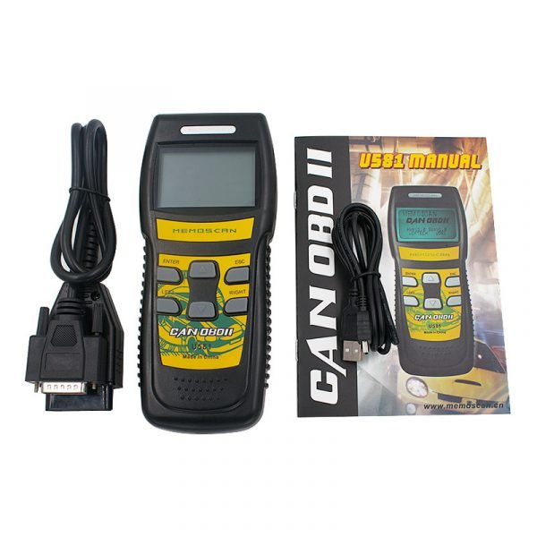 U581 CAN BUS OBD2 Memo Scanner Car Fault Detector Scanner Code Reader - Image 3