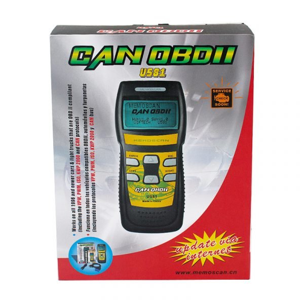 U581 CAN BUS OBD2 Memo Scanner Car Fault Detector Scanner Code Reader - Image 2