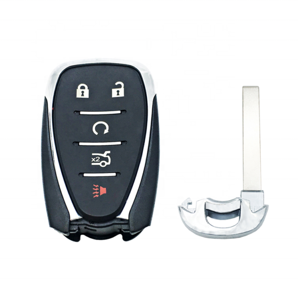 5 Button Remote Smart Car Key Cover for Chevrolet Camaro Cruze Malibu Keyless Entry 433 /315Mhz 7941 Chip - Image 2