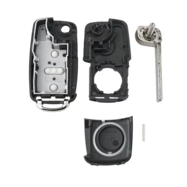 3 Buttons Flip Remote Car Key Shell Cover for Volkswagen VW Jetta Golf Passat Beetle Polo Bora - Image 4