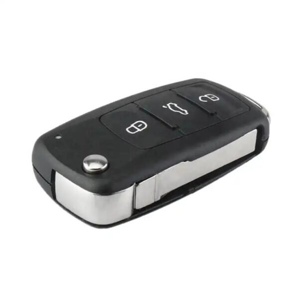 3 Buttons Flip Remote Car Key Shell Cover for Volkswagen VW Jetta Golf Passat Beetle Polo Bora - Image 2