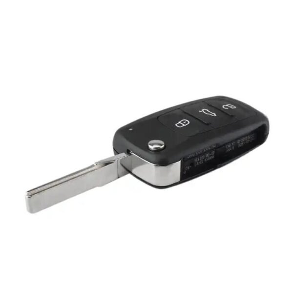 3 Buttons Flip Remote Car Key Shell Cover for Volkswagen VW Jetta Golf Passat Beetle Polo Bora