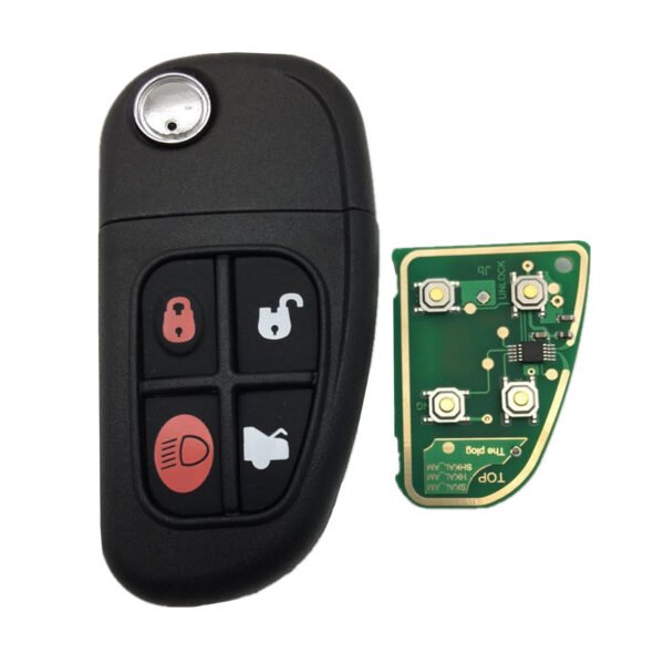 4-key Car Remote Control Key for Jaguar Folding Remote Control 433 Frequency with 60 Chip - Image 5