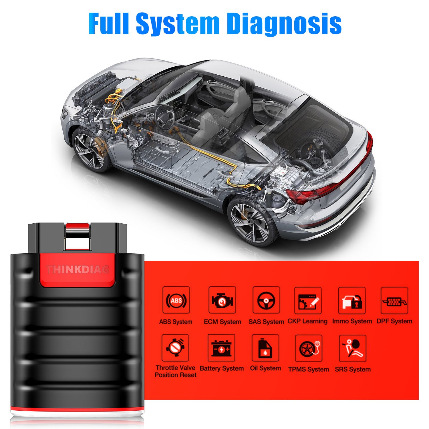 ThinkDiag OBD2 Automobile Fault Diagnosis Instrument Overseas Multilingual Edition Full Vehicle Range With One Year Free Upgrade - Image 6