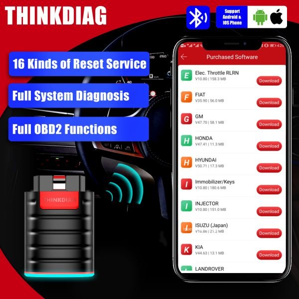 ThinkDiag OBD2 Automobile Fault Diagnosis Instrument Overseas Multilingual Edition Full Vehicle Range With One Year Free Upgrade - Image 4