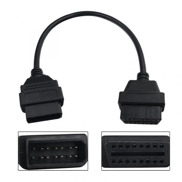 Nissan 14-pin to 16-pin OBD2 Extension Cable Conversion Cable - Image 2